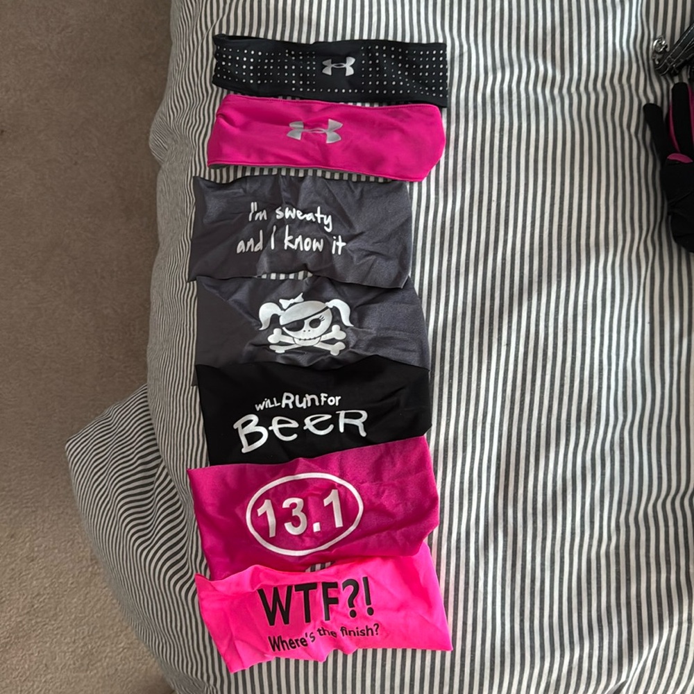 Running head bands Hippie runner and UA